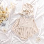 【66-90cm】ロンパース ベビー レース縁 かわいい - 画像 (8)