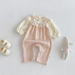 【66-90cm】2点セット ベビー キャミカバーオール スウィート - 画像 (2)