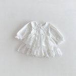【66-90cm】ロンパースワンピ ベビー チュール レース - 画像 (8)