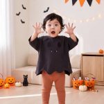 【73-120cm】トップス ハロウィン ゴースト ゆったり 可愛い - 画像 (7)