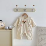 【66-90cm】カバーオール ベビー 立体キャラクター犬 - 画像 (5)