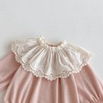 【66-100cm】ロンパース ベビー フリル襟 お出かけに - 画像 (11)