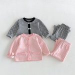 【66-90cm】セットアップ ベビー レトロ チェック - 画像 (5)