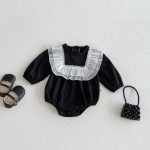 【66-90cm】ロンパース ベビー レース フリル - 画像 (4)