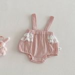 【66-90cm】スサロペット&シャツ ベビー ダブルガーゼ スウィート - 画像 (5)