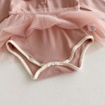【66-90cm】ロンパースorカバーオール ベビー 前ボタン チュール - 画像 (16)
