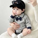 【66-90cm】長袖ロンパース ベビー プリンス 可愛い - 画像 (4)