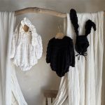 【66-90cm】ロンパース ベビー 韓国風 しわレース - 画像 (3)