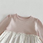 【73-110cm】セットアップ ベビー ラウンドネック フリル - 画像 (10)