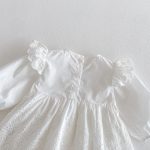 【66-90cm】ロンパースワンピ ベビー プリンセス フリル - 画像 (10)