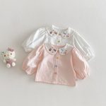 【73-120cm】シャツ ベビー 刺繍 かわいい - 画像 (5)