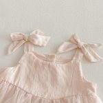 【66-90cm】ロンパース＆ドットロン ベビー 蝶結び チュール - 画像 (8)