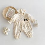 【66-100cm】カバーオールorセットアップ ベビー 小花柄 おしゃれ - 画像 (10)