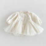 【73-120cm】ワンピース ベビー レース チュール - 画像 (5)