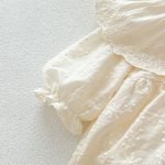 【66-100cm】ロンパース ベビー レース 刺繡 - 画像 (11)