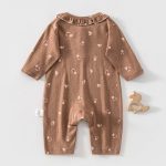 【66-90cm】カバーオール ベビー 小花柄 ラウンドネック - 画像 (8)