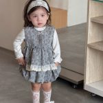 【73-100cm】セットアップ ベビー 小花柄 レース - 画像 (9)