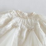 【73-120cm】ワンピース ベビー レース チュール - 画像 (6)