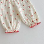 【66-100cm】セットアップ ベビー チェリー柄 プリント - 画像 (13)