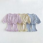 【80-130cm】セットアップ 女の子 ニット フリル スウィート - 画像 (10)