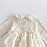 【66-90cm】ロンパース ベビー フラワー チュール - 画像 (8)