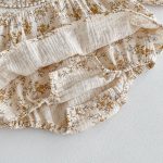 【80-90cm】ロンパース ベビー 丸襟 小花柄 - 画像 (13)