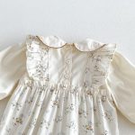 【66-90cm】ロンパース ベビー レイヤード フラワー柄 - 画像 (10)