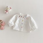 【73-120cm】シャツ ベビー 刺繍 かわいい - 画像 (2)