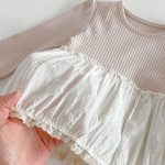 【73-110cm】セットアップ ベビー ラウンドネック フリル - 画像 (12)