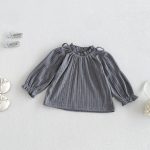 【66-90cm】ロンパース&しぼ感トップス ベビー 蝶結び 小花柄 - 画像 (7)