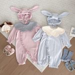 【66-100cm】カバーオール＆帽子 ベビー 無地 かわいい - 画像 (7)
