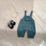 【73-100cm】Tシャツorサロペット ベビー 無地 デニム ボーダー - 画像 (10)