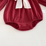【66-90cm】ロンパース ベビー クリーム 蝶結び - 画像 (15)
