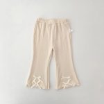 【73-110cm】レギンス リボン付き イチゴ 女の子 パンツ - 画像 (5)