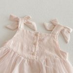 【66-90cm】ロンパース&ドットロン ベビー 蝶結び チュール - 画像 (11)