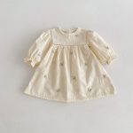【73-110cm】ロンパースorワンピース ベビー 姉妹服 刺繍 - 画像 (8)