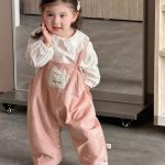 【73-100cm】サロペットorTシャツ ベビー ねこちゃん パンツ - 画像 (10)