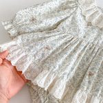 【66-90cm】ロンパース ベビー 丸襟 小花柄 - 画像 (11)