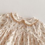【66-90cm】ロンパース ベビー 小花柄 シンプル - 画像 (9)