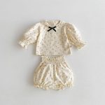 【66-100cm】カバーオールorセットアップ ベビー 小花柄 おしゃれ - 画像 (12)