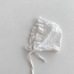 【66-100cm】ロンパース&帽子 ベビー 蝶結び レース - 画像 (6)