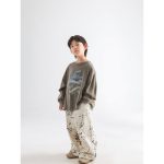 【90-150cm】パンツ 男の子 ボーイズ レオパード柄 ワイドデニム - 画像 (15)