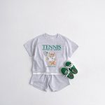 【80-130cm】セットアップ キッズ ベア かわいい - 画像 (5)