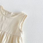 【66-90cm】ロンパース＆メロウフリルトップス ベビー ドット 蝶結び - 画像 (10)