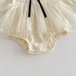【66-90cm】ロンパース ベビー レース リボン - 画像 (12)