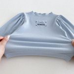 【66-90cm】サロペットロンパース&トップス ベビー 刺繍ロゴ 蝶結び - 画像 (10)