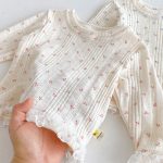 【66-100cm】セットアップ ベビー 花柄 レース付き - 画像 (13)