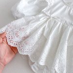 【66-90cm】ロンパースワンピ ベビー プリンセス フリル - 画像 (14)