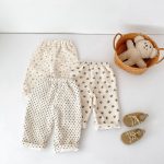 【73-100cm】パンツ ベビーコーデュロイ クマ柄