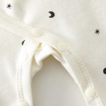 【52-80cm】カバーオール＆帽子 ベビー ドット柄 シンプル - 画像 (6)